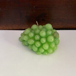 Realistic Bunch of Grapes vintage wax candle artificial fruit